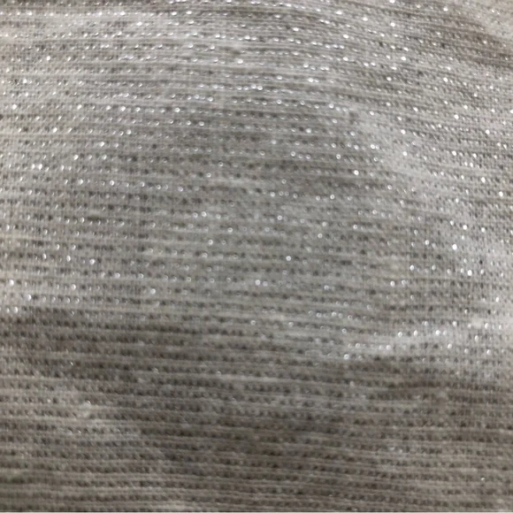 Liz Claiborne W Size PM Cream/Silver Long Sleeve Scoop Neck Short Jacket. - Picture 5 of 8